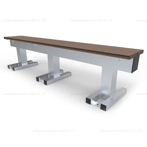 Banc de touche extérieur 4 places